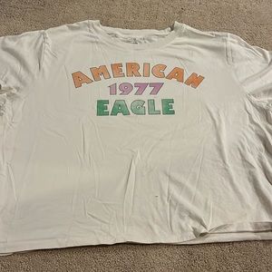 American Eagle oversized cropped T-shirt